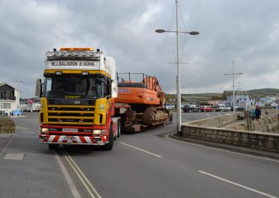 Scania 164 with 480 Doosan in West Bay